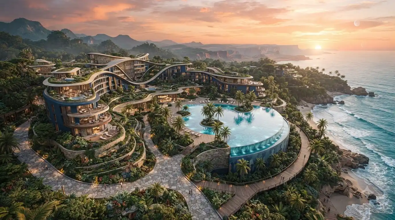 Luxury hotel property
