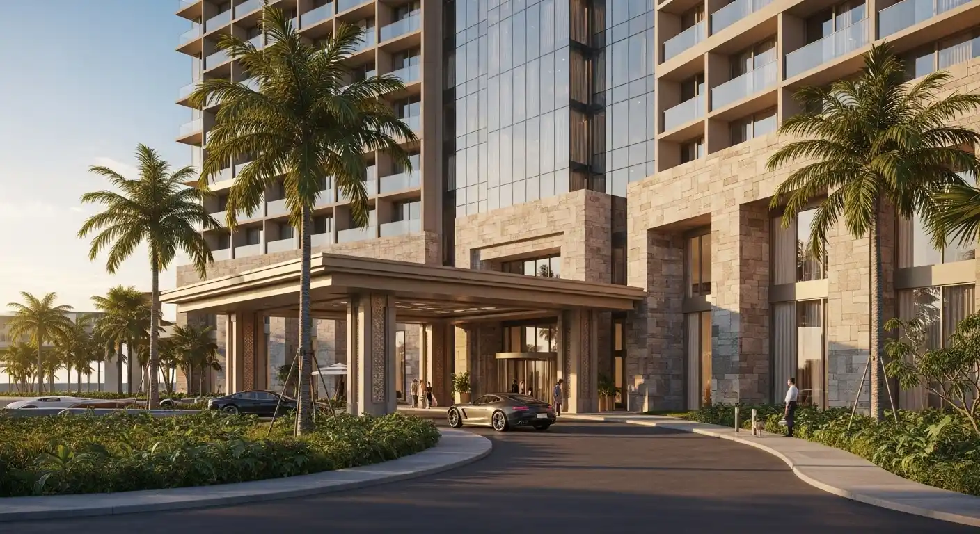 Luxury hotel property
