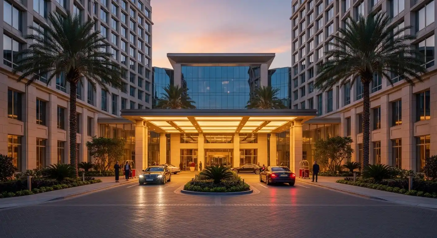 Luxury hotel property