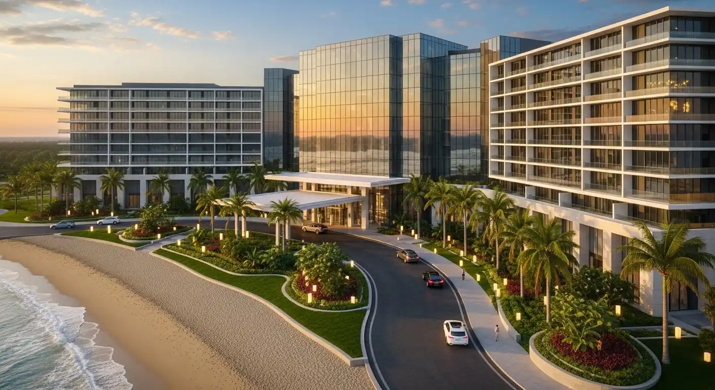 Luxury hotel property